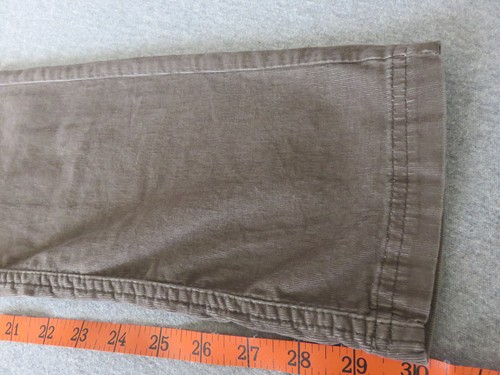 Athleta Womens Brown Corduroy Pants Size 2 Low Rise Pockets - Picture 7 of 8