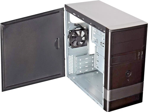 Rosewill FBM-01, 5BAY, Mini Tower, SUPPORTS: M-ATX MB. FULL SIZE PSU, GPU, BLACK