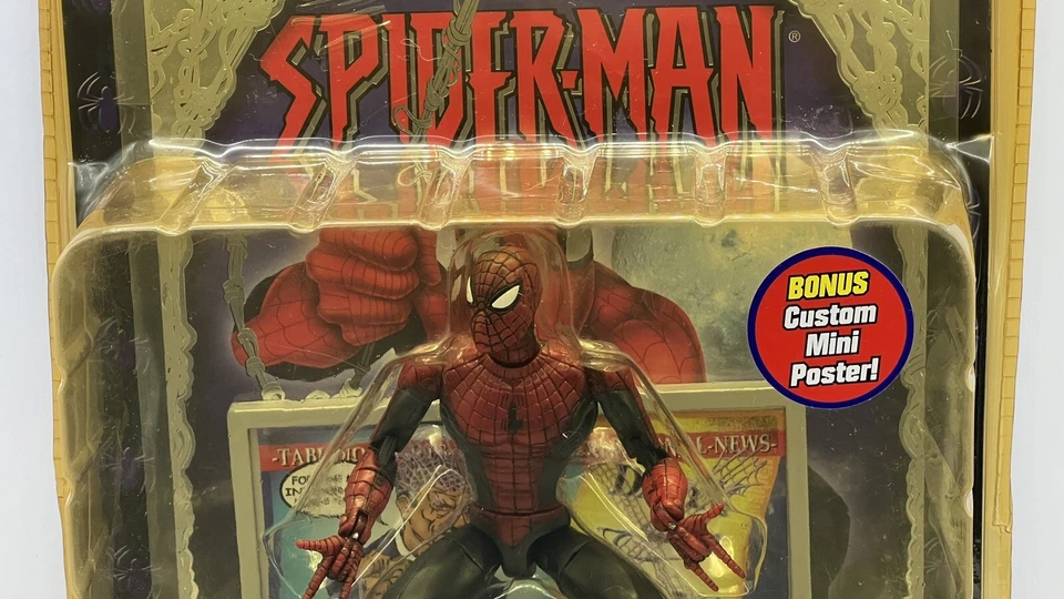 Clásico Spider-Man con póster de aluminio - Spider-Man Classics Series 2, 2001 Foto 3 de 4