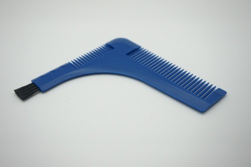 Stainless Steel Plastic Beard Styling Shaping Template Comb Facial Hair Tool - Picture 17 of 18