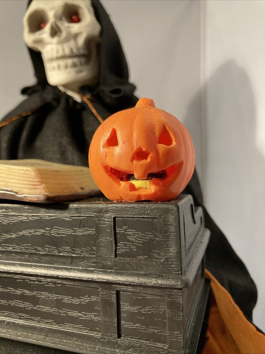 クリアファイル Vintage Gemmy Industries Grim Reaper Vintage 1995 Gemmy Industries Grim Reaper at His Organ with