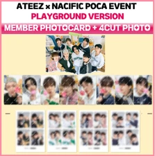 ATEEZ  Nacific Playground Version Photocard & 4 CUT Photo event