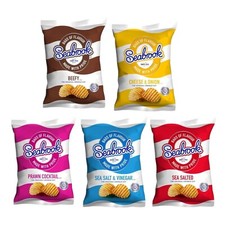 Seabrook Crisps - Pick Your Flavour & Quantity | Fresh & Tasty Snack 31.8g Packs
