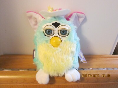 Easter Spring Furby Box Is Worn - Works Great Year 2000 #13,715 of