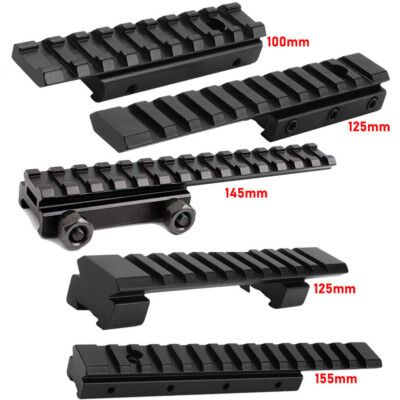 11mm to 20mm/20mm Base Scope Mount Dovetail Extend Picatinny Rail Adapter US