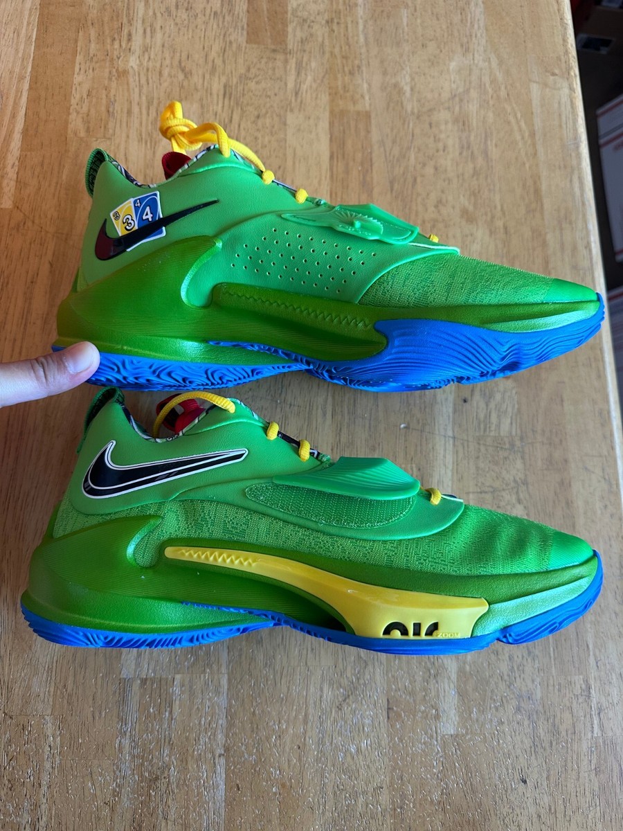 UNO x Nike Giannis Greek Freak 3 NRG Shoes Green Apple DC9364-300 UNO x Nike Giannis Greek Freak 3 NRG Shoes Green Apple DC9364-300