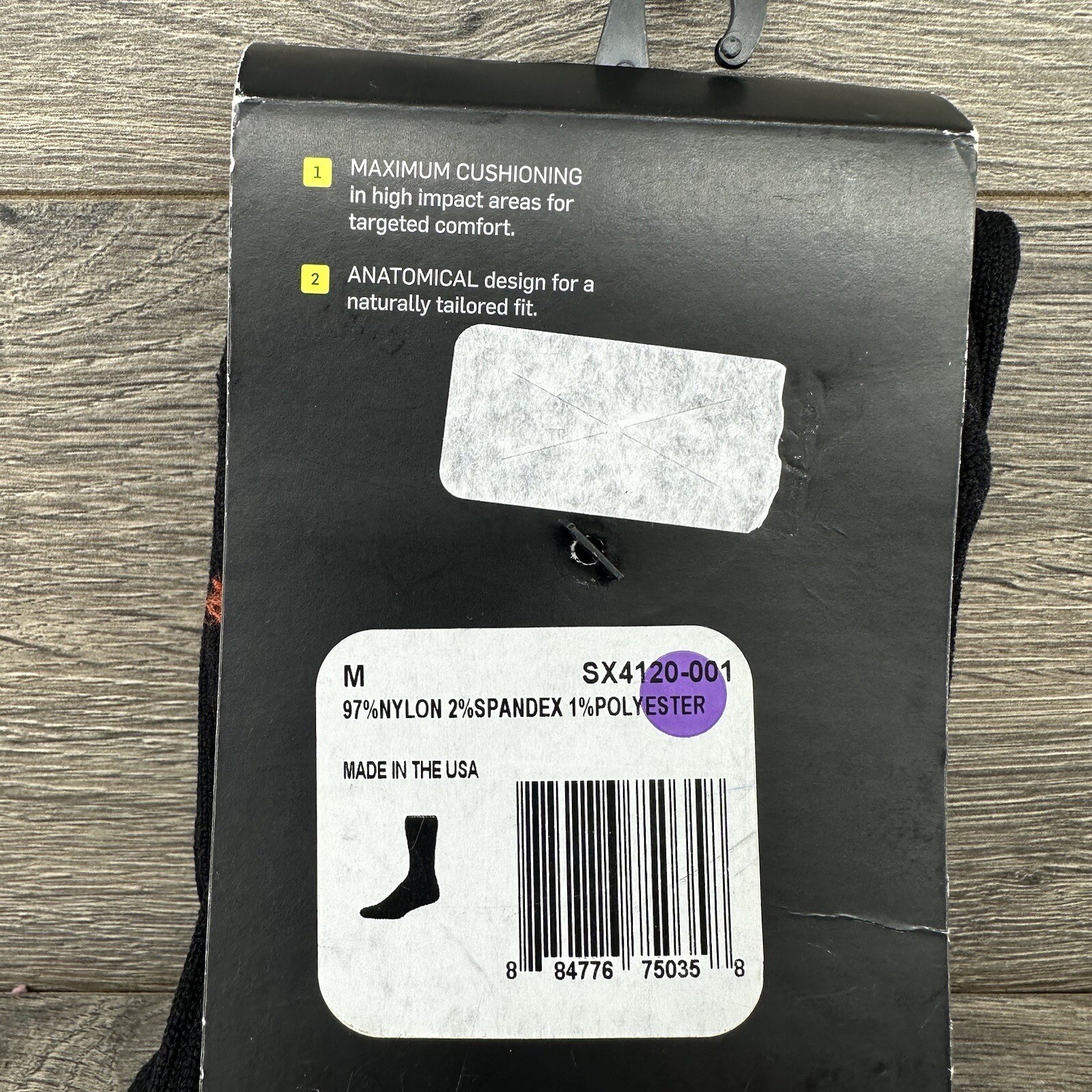 2x Nike Academy Cushioned Knee High Dri Fit Soccer Socks Medium Black