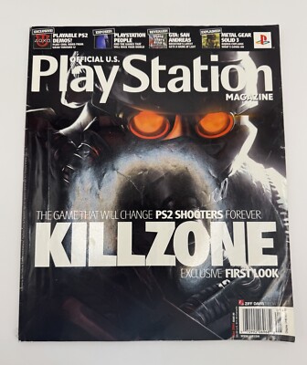 Official US Playstation Magazine May 2004 Issue #80 Killzone