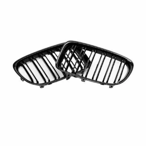 Parrilla de malla central delantera con cubierta negra ABS apta para BMW X1 E84 2010-2015 Foto 2 de 4