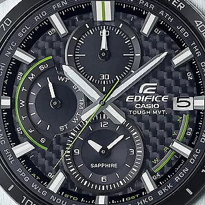 CASIO EDIFICE EQW-A2000DB-1AJF Black Carbon Sport Solar Men's Watch New in Box