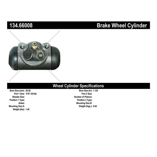 Front PAIR Drum Brake Wheel Cylinder for 1951-1952 Chevrolet Fleetline (36795) - Picture 11 of 12