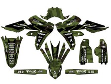 2016-2018 WR 450 F APACHE Green Senge Graphics Kit Compatible with Yamaha