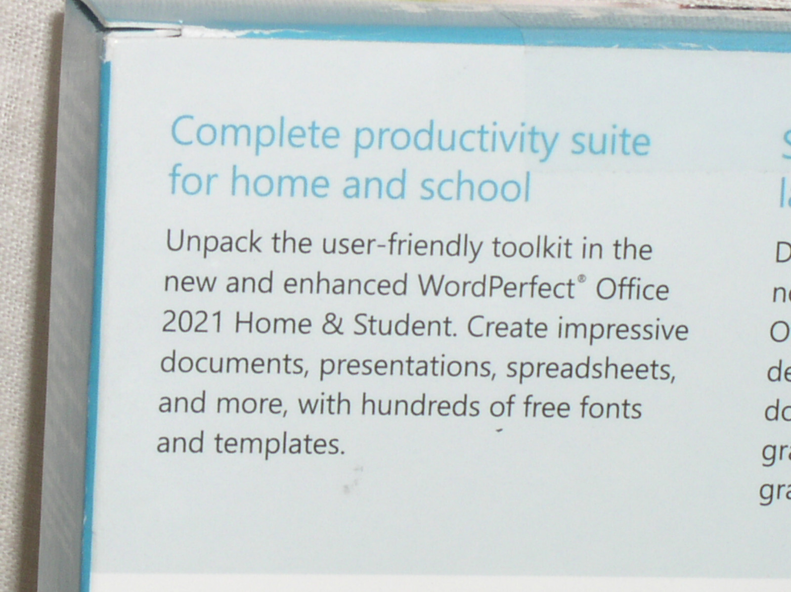 SEALED COREL WORDPERFECT WORD PERFECT OFFICE HOME STUDENT 2021 WINDOWS