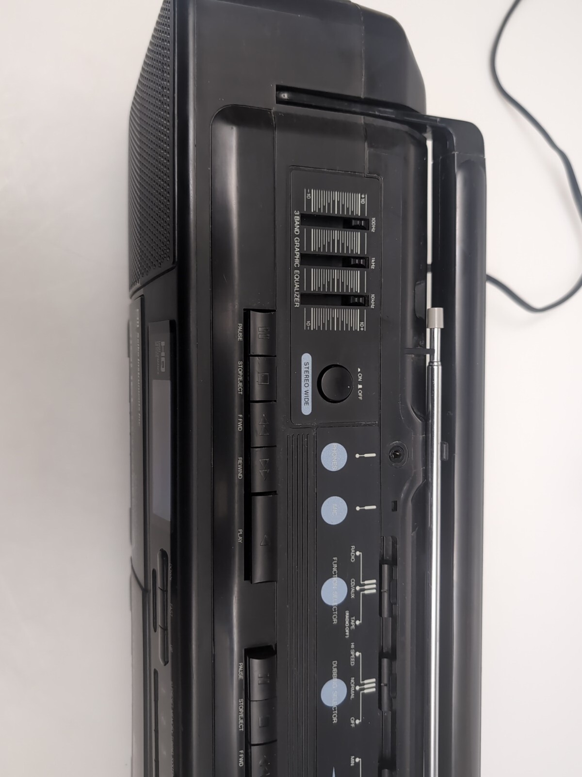 Seiko Instruments Inc WKC-23LL Dual Cassette Radio Boombox Digital Tuner 