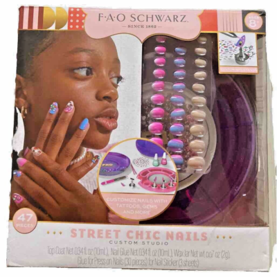 FAO Schwarz Street Chic Nails Custom Studio 8+ NEW | eBay