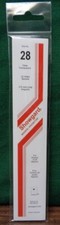 Showgard size 28 CLEAR hingeless stamp mount NEW unopened pack 1st quality 215mm