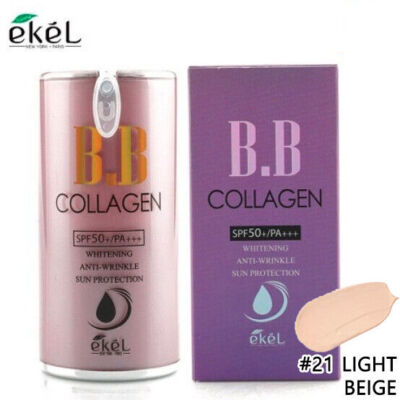 EKEL/Perfect Cover BB Cream 50g SPF 50+ PA+++/Collagen, Snail/NO.1 Korean Made