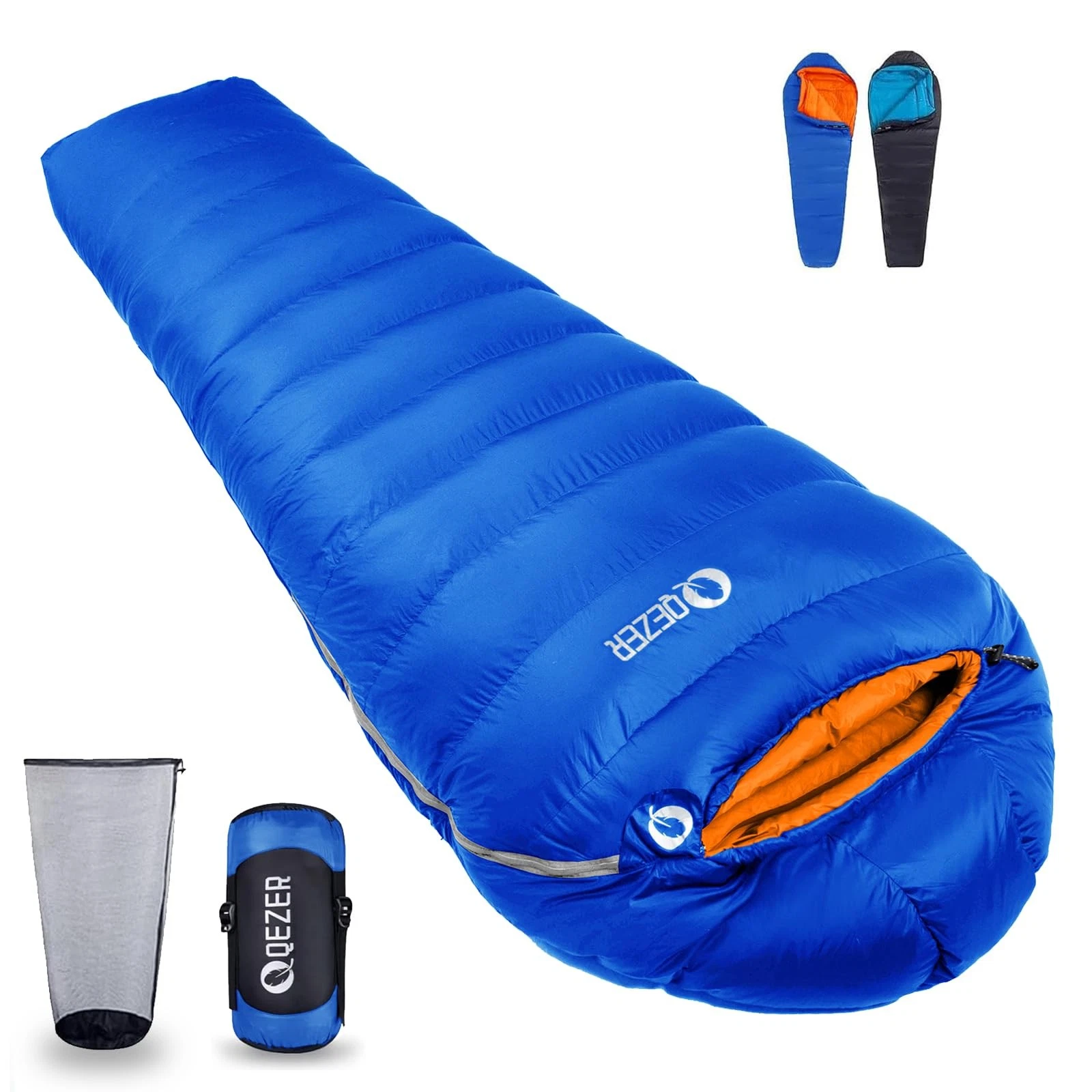 Down Sleeping Bag, Warm Lightweight Winter Sleeping Bag 0°C to 23°C for Adult...