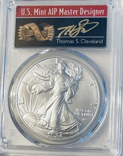 2024 $1 Silver American Eagle First Strike PCGS MS70 - ONE OF FIVE HUNDRED