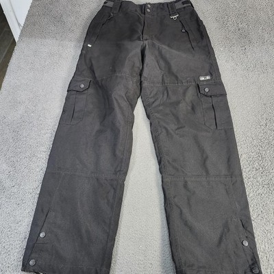 Ocean Earth Snow Pants Mens Large Black OE Pro Series Ski Snowboard Insulated