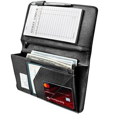 Server Book with Zipper and Magnetic Pocket, Cute Waitress Book Server Bookle