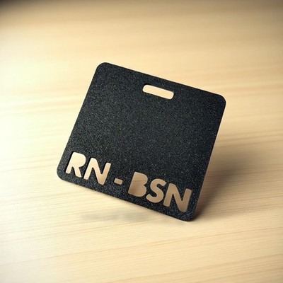 RN BSN BADGE BUDDY, Custom 3D, Graduation Gift, Healthcare and Teacher Badge 