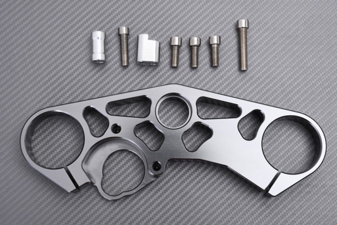 Té de fourche Suzuki GSXR 600 pièce racing aluminium et titane moto 2006-2010