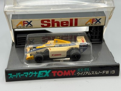 TOMY AFX SG+ HO Slot Car Williams Renault Canon elf Wht/Ylw/Bl #5 - Japan EX-010