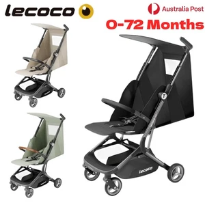 LECOCO Baby Stroller Foldable Travel Pram Kid Push Chair Fold Up Light Buggy AU