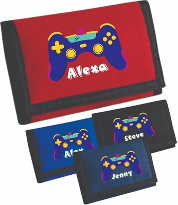 Personalisierte Geldbörse Your Name Ripper mit Spielekonsole, Gaming Remote Geschenk