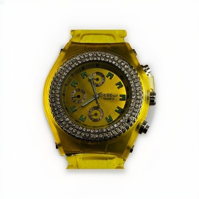 PT Christ Watch Chronograph Yellow Jelly Band See Description