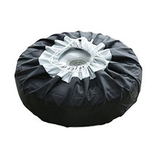 Car Black Sliver 13-19'',17-22'' Spare Tire Tyre Wheel Cover Bag with 80cm