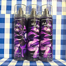 Bath Body Works Black Amethyst Fine Fragrance Mist 8 fl oz/236 mL Set of 3
