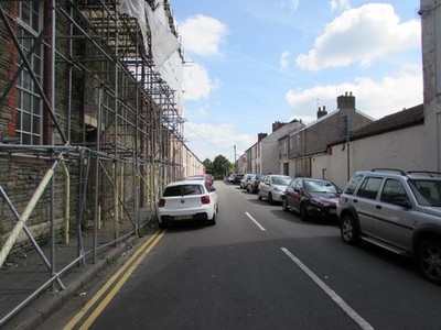 Foto 6x4 Caroline Street, Newport Newport \/Casnewydd vom unteren Dock Str c2017