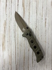 Benchmade Mini Adamas 273FE-2 / CPM-CruWear Flat Earth OD Green G10 NWB