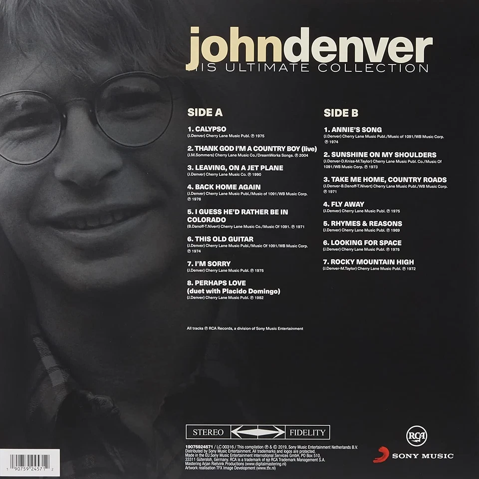 John Denver Ultimate Collection (Vinyl) - Image 3 of 4