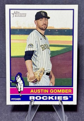2025 Topps Heritage Austin Gomber High Number Short Print #437 Colorado Rockies