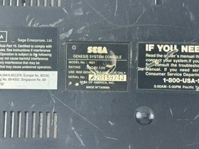 Sega Genesis Model 1 1601 Console System Bundle w/ Controller & Joystick Tested