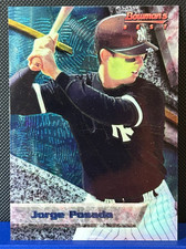 1994 Bowman's Best Jorge Posada 29 RC Rookie Blue YANKEES