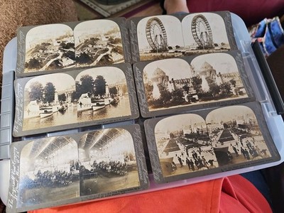 1904 St. Louis World's Fair Louisiana Purchase Expo Stereoview Cards - Lot of 6
