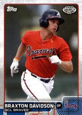 2015 Topps Pro Debut #180 Braxton Davidson - BB