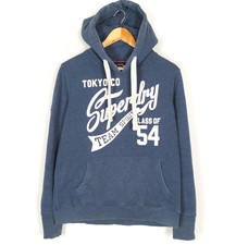 SUPERDRY Women's Jumper Size L Hoodie Pullover Cotton Polyester Kangaroo Pocket
