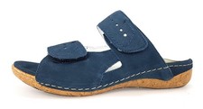 Reflexan  Damenschuhe Hausschuhe Pantolette Blau Freizeit