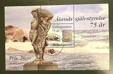 Aland Stamps Finland 1997 Souvenir Sheet 75 Years of Autonomy