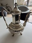 Reed & Barton 3602 Silverplate Hollowware Tea Coffee Pot Floral Pattern — photo 1
