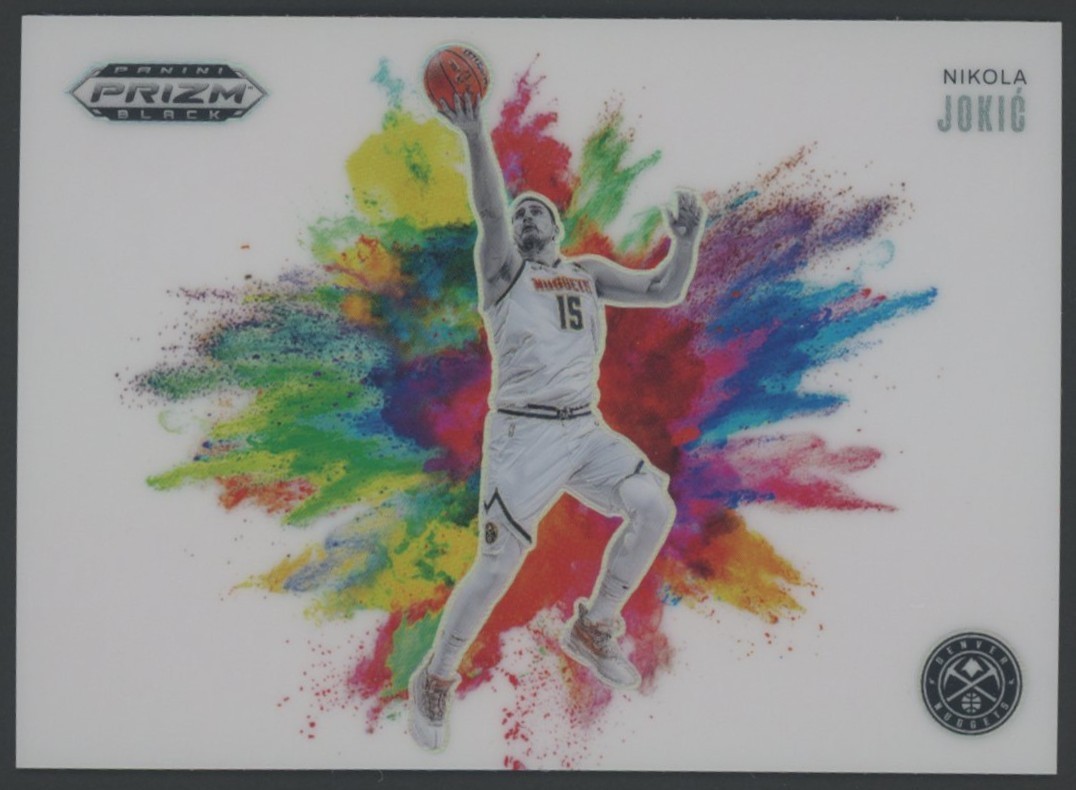 2024-25 Panini Prizm Black Color Blast #8 Nikola Jokic Nuggets SSP CASE HIT