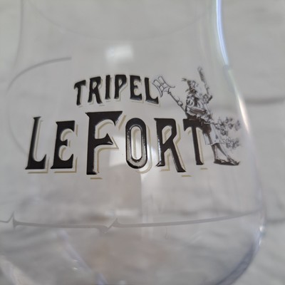 Tripel Le Fort 50cl Belgisches Bierglas Trappist