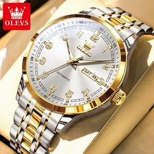 OLEVS Luminous Waterproof Men's Automatic Mechanical Watch Calendar Wristwatch