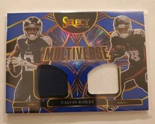 Calvin Ridley 2025 Select Prizm Multiverse Memorabilia Jersey Card #MVJ-CRY