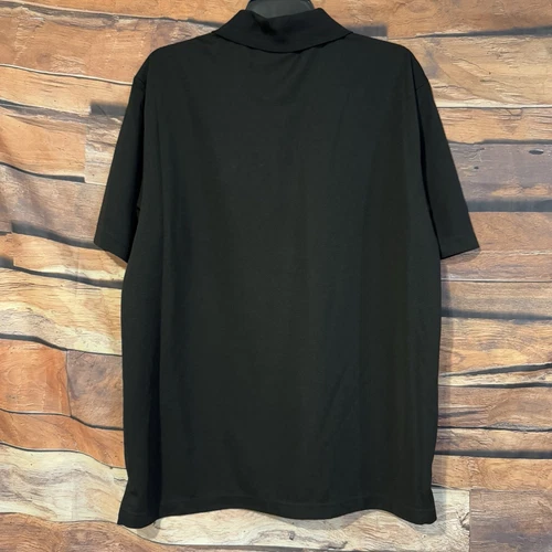 Zelda Triforce Logo Polo Shirt L Black Short Sleeve Ben Hogan Performance Golf - Picture 5 of 11